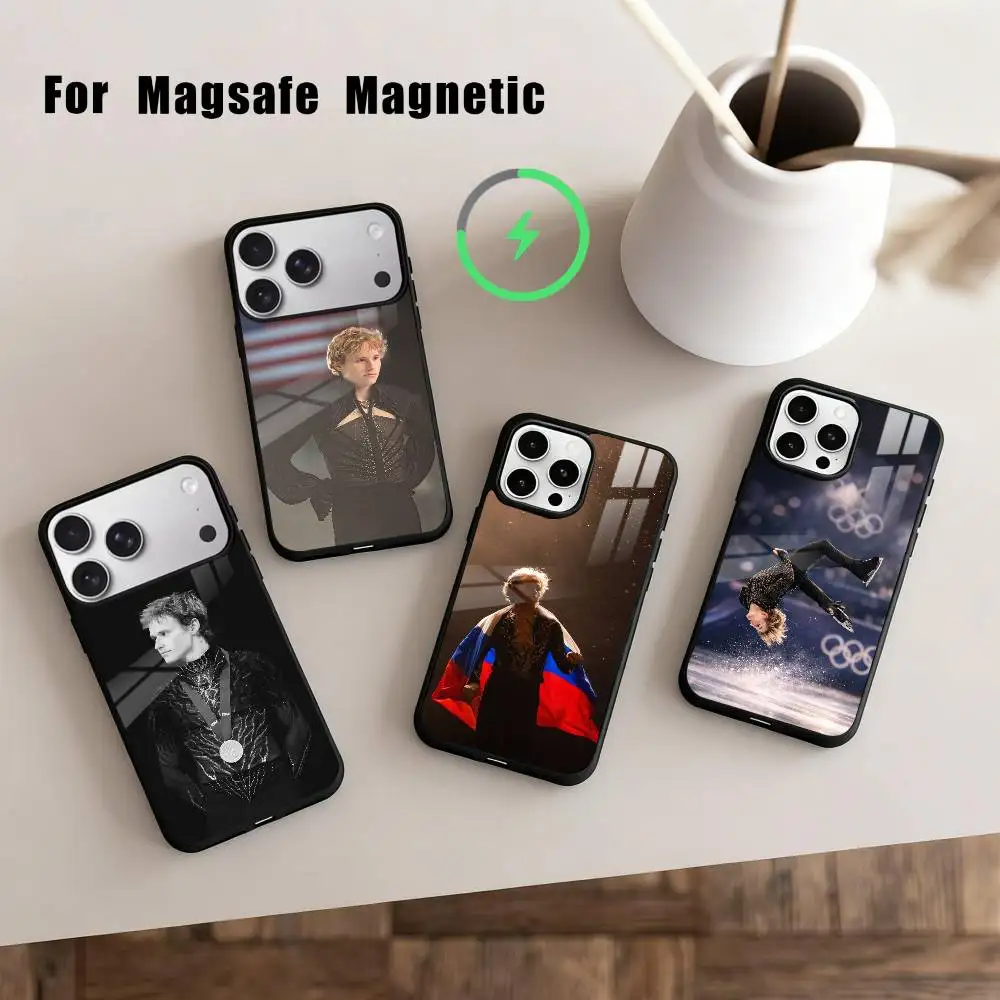 

F-Figure Skaters I-Ilia M-Malinin Phone Case For iPhone17,16,15,14,13,12,11 Plus,Pro Max Magnetic For Magsafe Wireless Charging