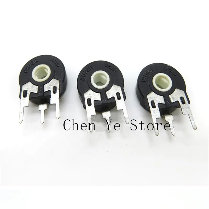 10PCS Imported PIHER Spanish variable resistance PT15-100K 104 vertical oval hole adjustable potentiometer