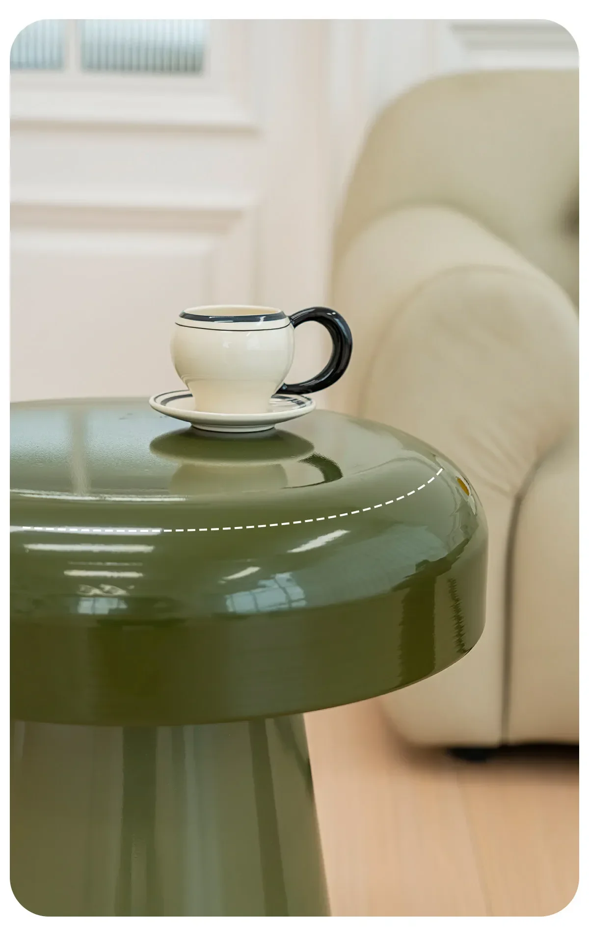 Nordic Simple Side Home Living Room Sofa Corner Table Coffee Modern Creative Small Round Table