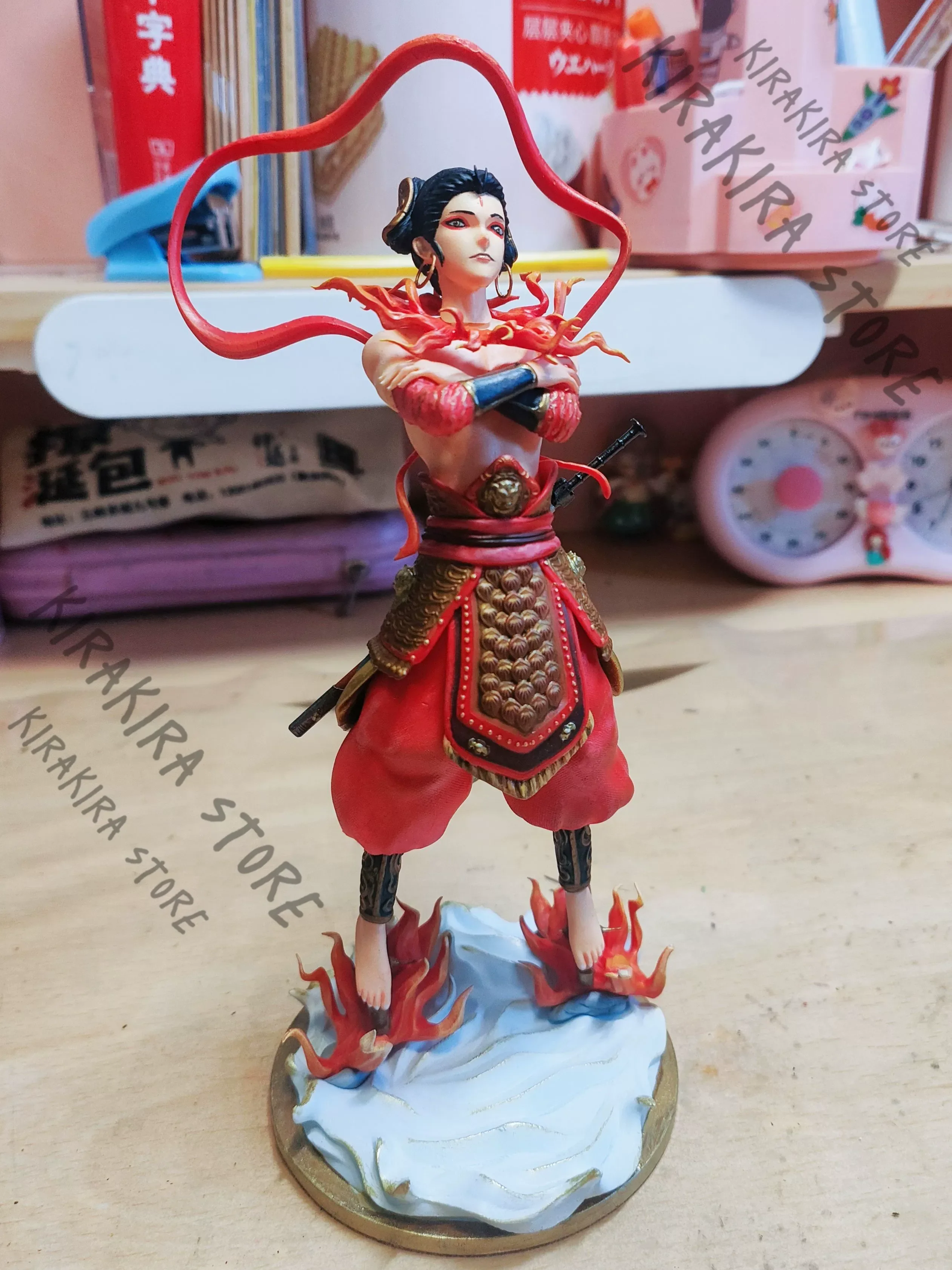 

Black Myth: Wukong Nezha Model Kit Ornaments Kawaii Cosplay 20cm Fashion Painted Finished Figurine Collector's Edition Gift