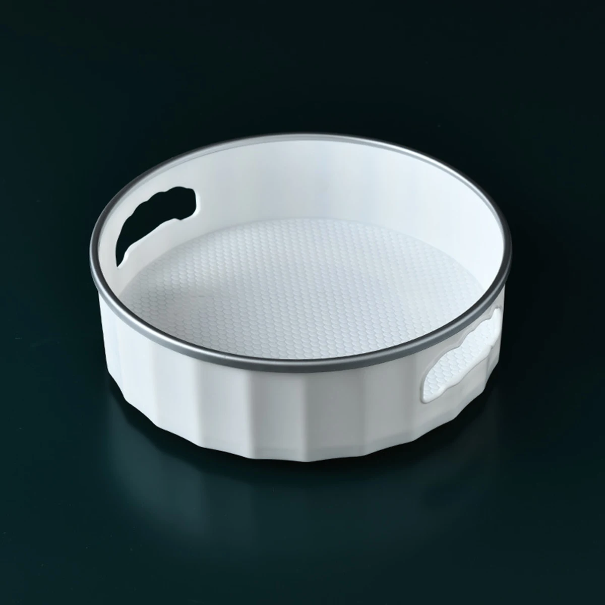 

Multifunctional Condiment Storage Box Rotating Organizer Durable Plastic Household Rack For Bathroom Bedroom Living