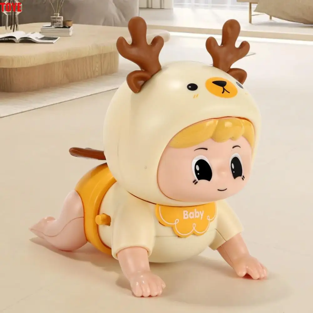 

Electric Baby Crawling Guide Toys Early Education Learning To Climb Sounding Walking Baby Toy Sensory Music Crawling Baby Toys