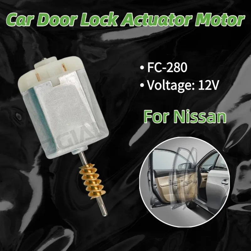 

AZGIANT Low Noise Car Door Lock Actuator Motor FC-280 High-Speed 12V For 2005-2015 Nissan Navara D40 Car Interior Accessories