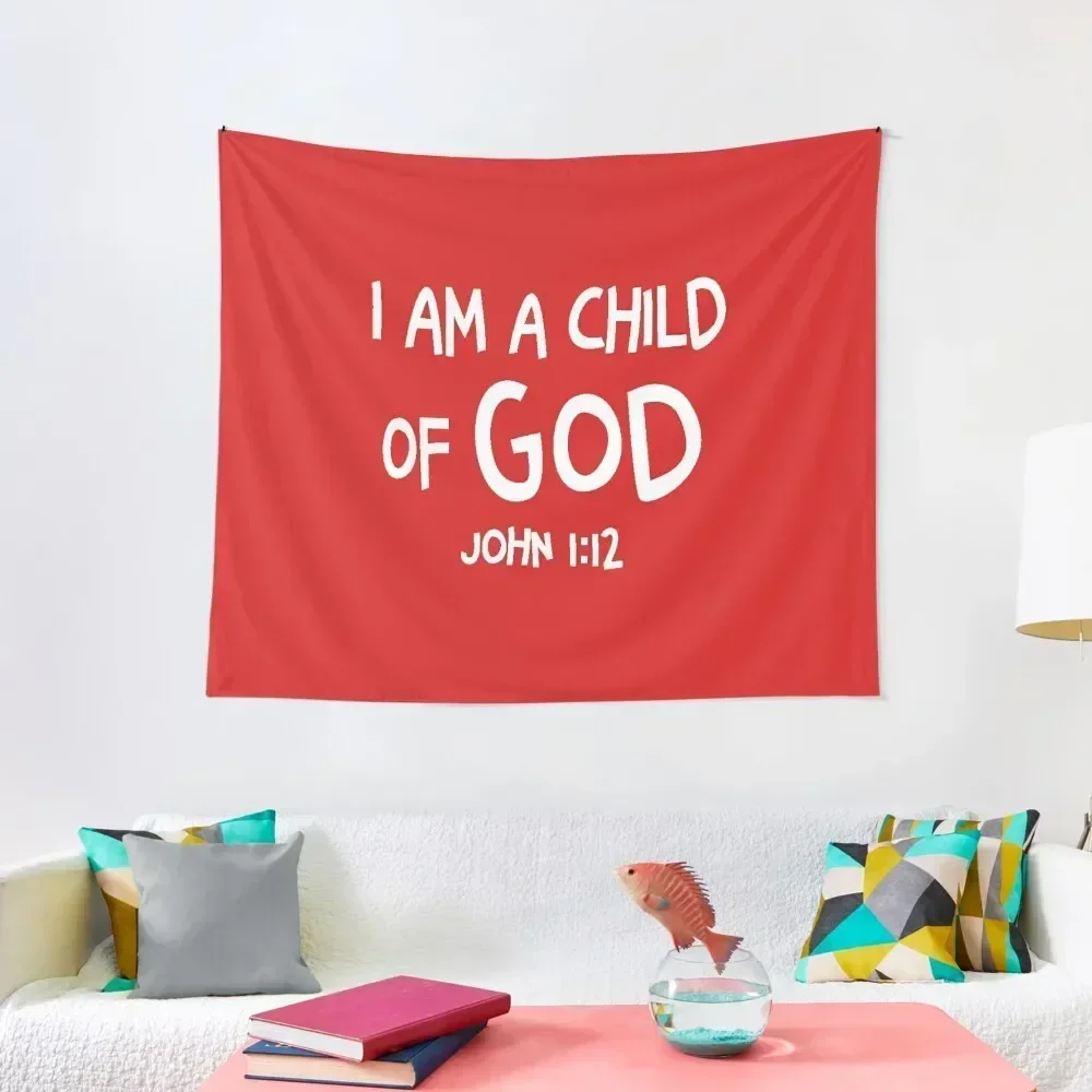 

I am a child of God Tapestry Mushroom Decor Home Nordic Home Decor Tapestry