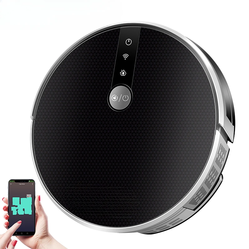 Newest Intelligent Robot Vacuum Cleaner C30B,2D Map Display,WIFI APP Control, Adjustable Suction Power,Voice Guidance