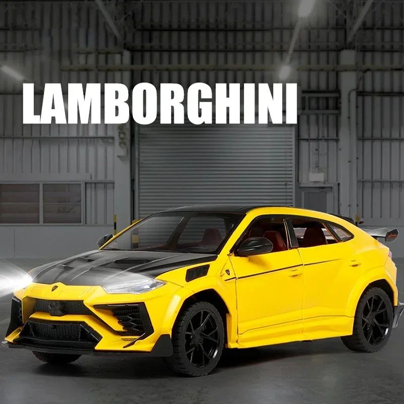 

1:24 Lamborghini URUS Bison Mansory SUV, модель автомобиля из сплава, игрушечный автомобиль, литье под давлением, металлическое литье, расширенная коллекция, орнамент, модели автомобилей