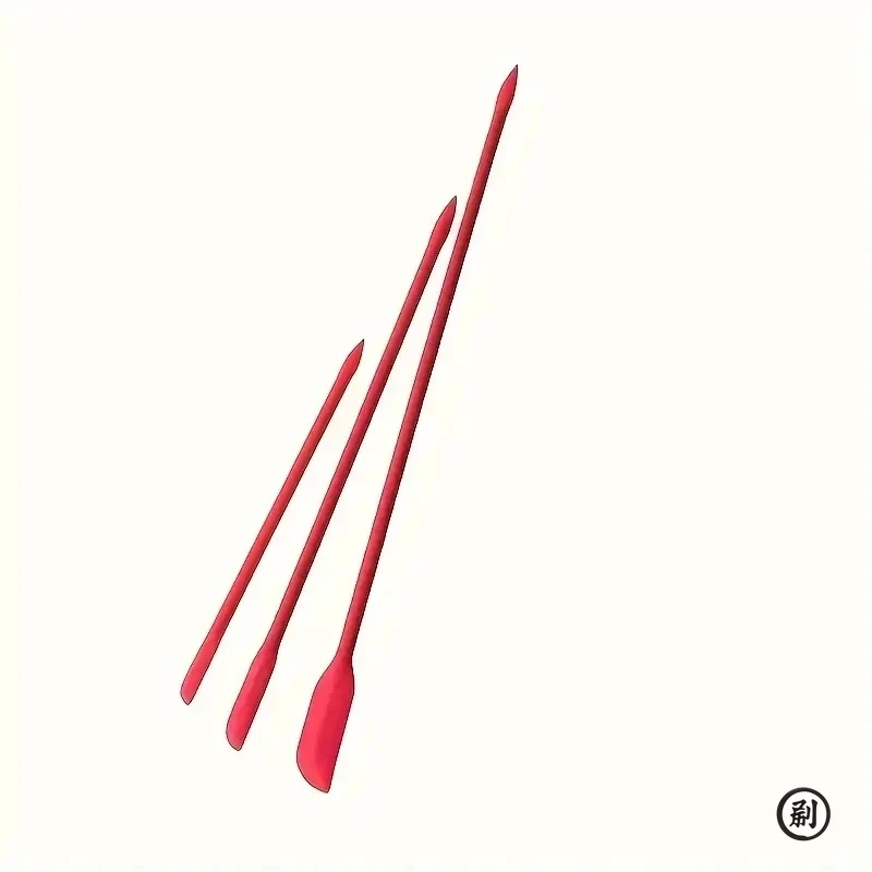 

Набор из 3 предметов - Мини-набор силиконовых скребков - Термостойкие, разные размеры, подходят для банок, бутылок и кухонных нужд