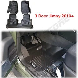 Jimny-車のフロアマット,5dスタイル,フットパッド,lhd,rhd,at,mt,スズキ用ライナー,jb74,jb64,2021, 2022, 2023, 2024, 3ドア