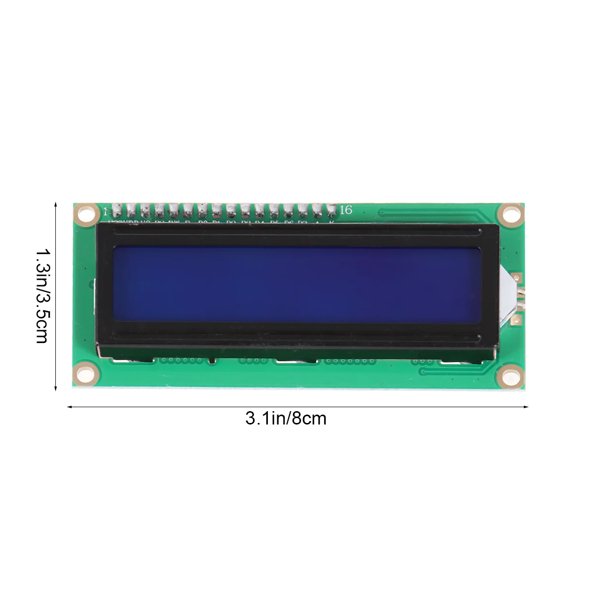 1602A وحدة Lcd تسلسلية شاشة عرض خلفية زرقاء لواجهة Mega R3 وحدة Lcd متوافقة مع ملحقات الكمبيوتر اللوحي #2