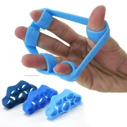 1pc Hand Gripper Silicone Finger Expander Exercise Hand Grip Wrist Strength Trainer Finger Exerciser Resistance Bands Fitness