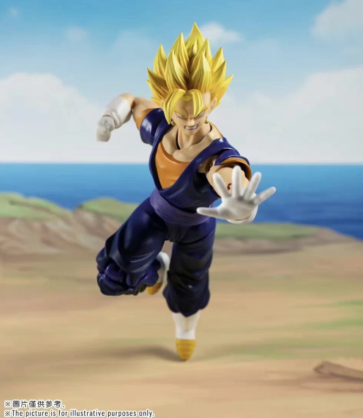 Demoniacal Fit Dragon Ball Z SHF Super Saiyan SSJ Trump Card Vegetto Son Goku VegetaAnime Action Figure Model Toys