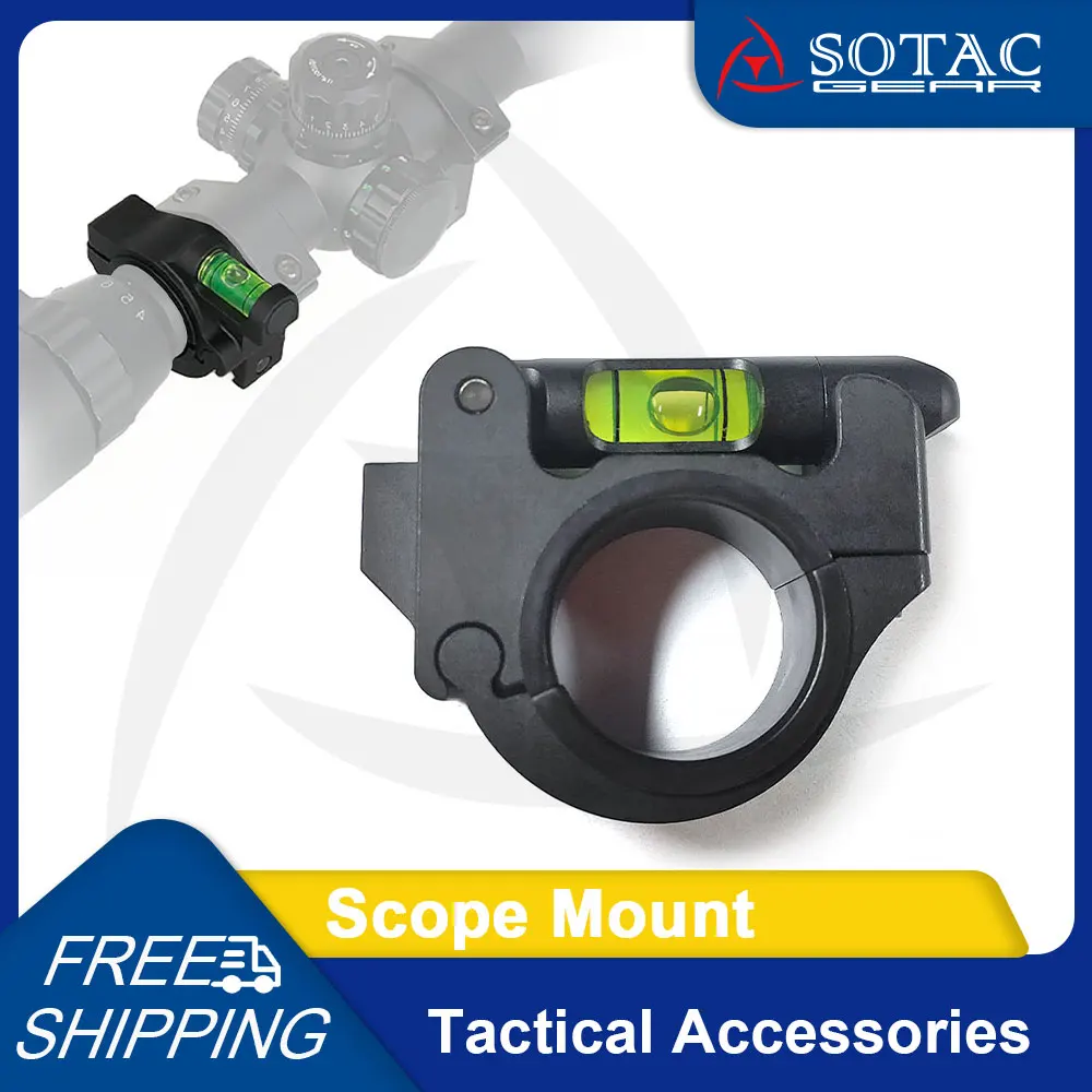 

SOTAC Scope Mount 25mm Bubble Level Mount Ring Leveling Sight Tool for Tactical Hunting Weapon Accessories