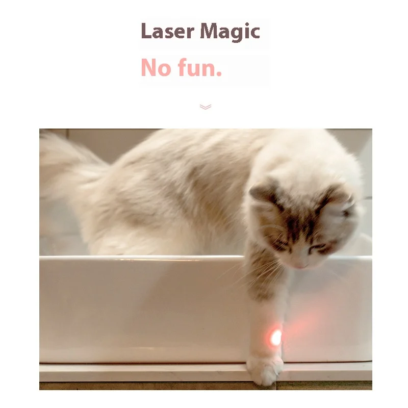 2024 Cat Teasing Artifact Telescopic Double-ended Laser Teasing Stick Cat Toy Multi-functional Teasing Stick