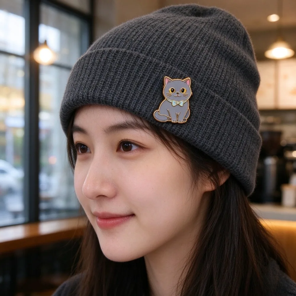 Cute Cat Breed Enamel Pin Pet Pins Lapel Brooch Badge with Bow Tie for Backpack Jacket Hat Clothing Decor Jewelry Gift Crafts
