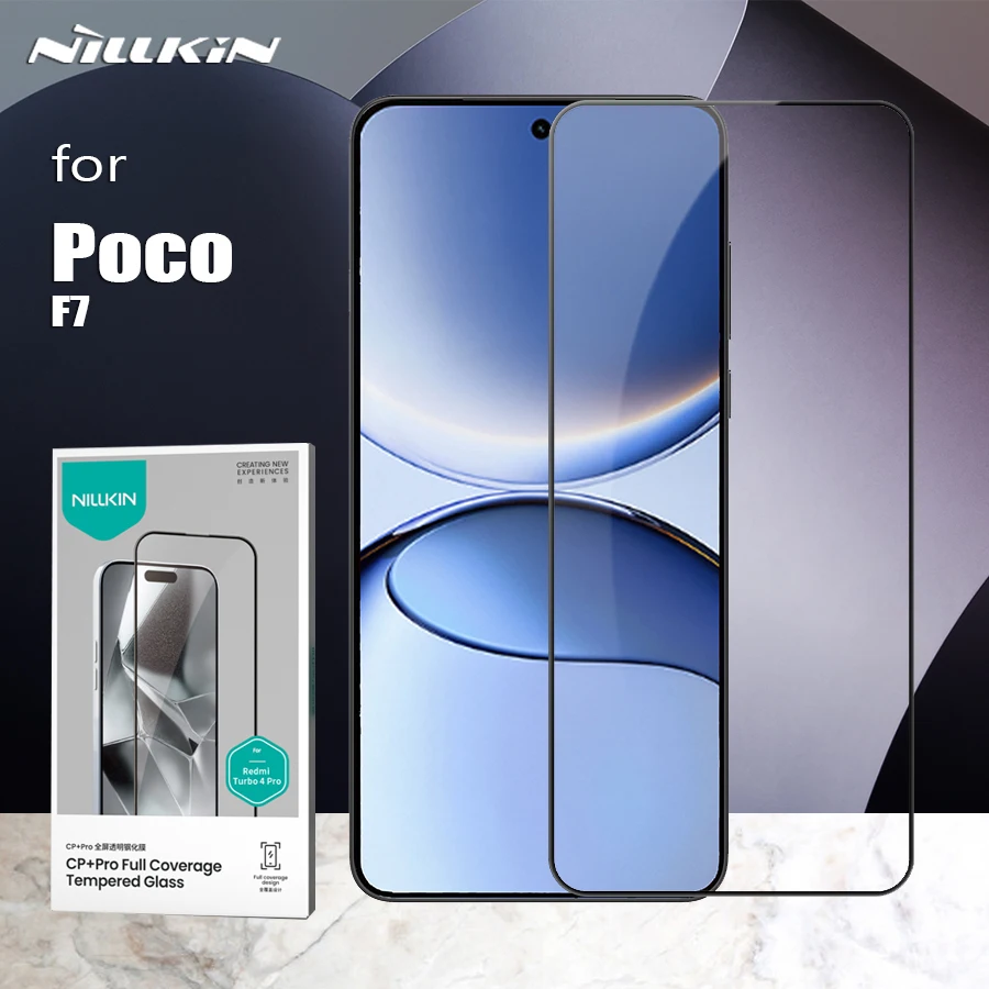 

Nillkin for Xiaomi Poco F7 5G Tempered Glass CP+PRO Full Cover glue Screen Protector Film for Poco F7