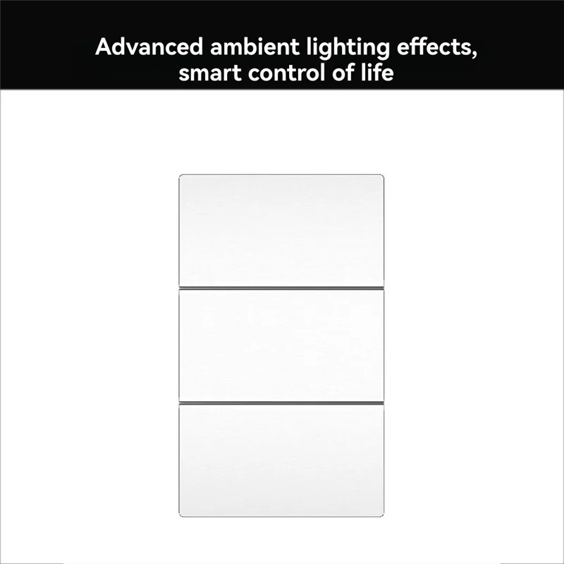 ELECT-Tuya For Alexa Compatible US Wifi Smart Light Switch With APP Control With Ambient Light Works With Google Home