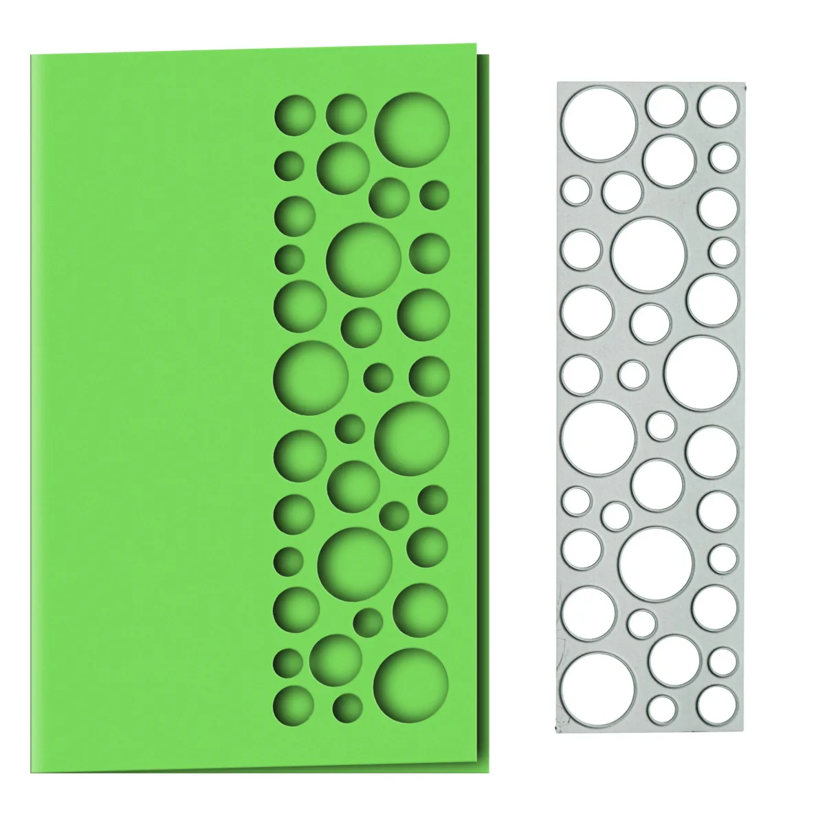 Polka Dot Cutting Dies For Scrapbooking Postcard Cover Surface Card Edge Decorating Paper Metal Cutter Handcraft Decor