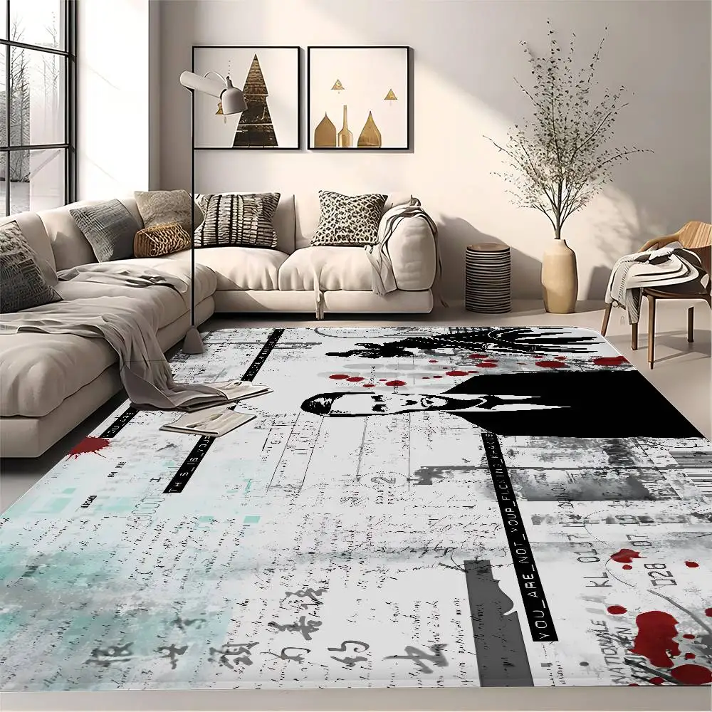 Fight Club Movie Floor Carpet Anti-slip Absorb Water Long Strip Cushion Bedroon Mat Welcome Rug