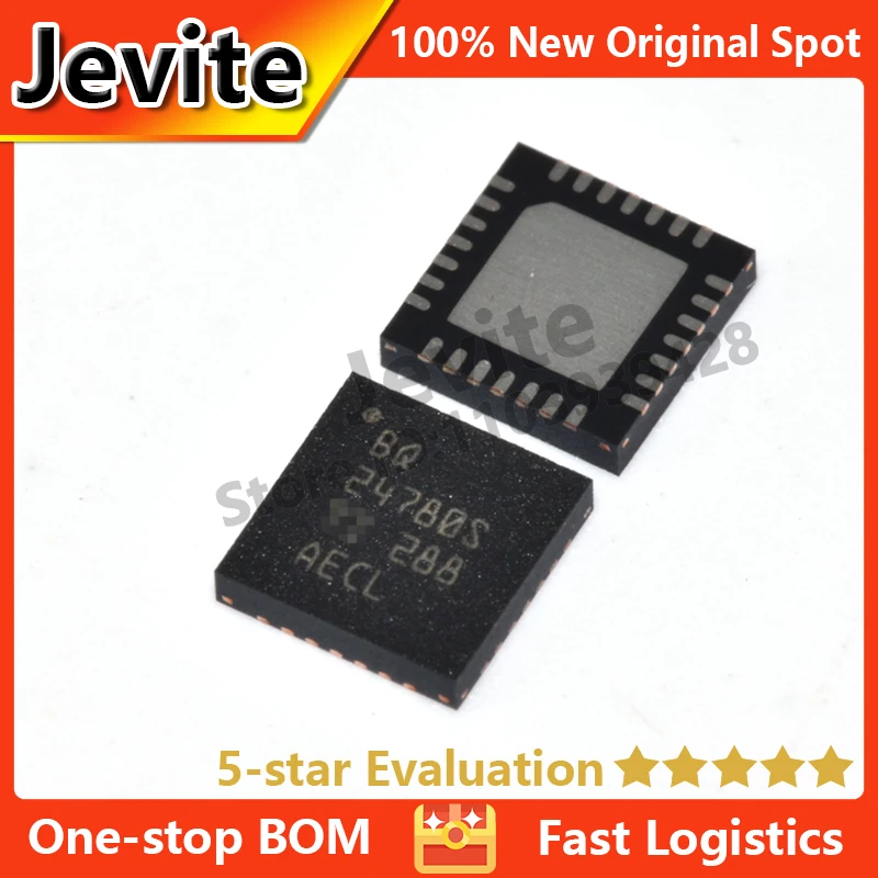 

Jevite 100% New Original electronics Controller IC 24780S BQ24780SRUYR 19.2V 8A WQFN-28 Battery Charge Controller