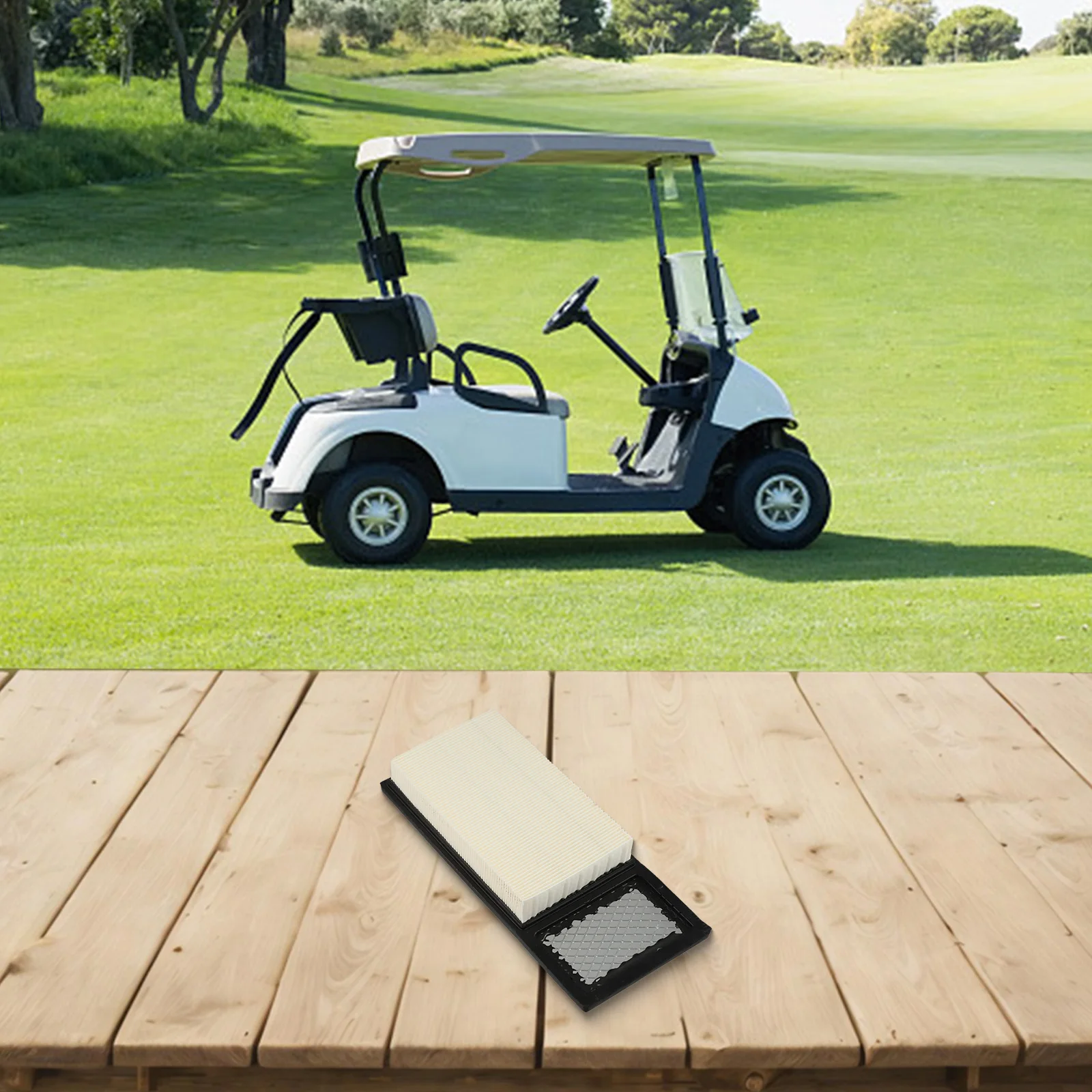 

Воздушный фильтр для тележки для гольфа EZGO, совместимый с моделью 72368G01 для медицинских и серий TXT (1994 2005) Улучшенная фильтрация