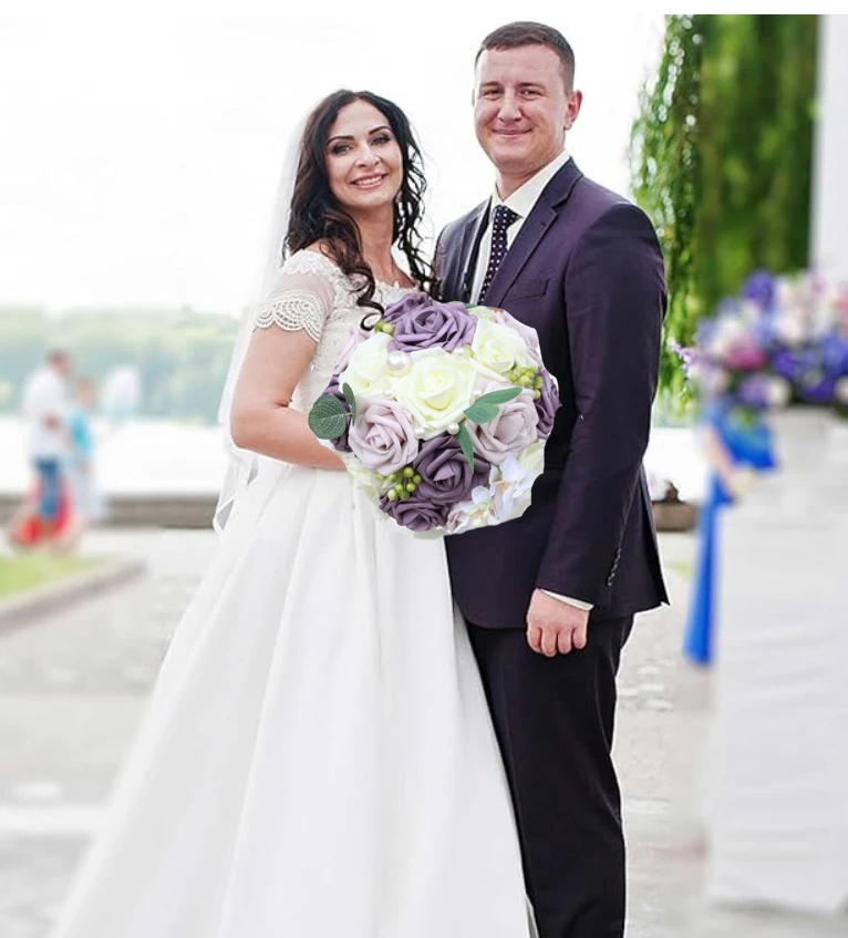 

Artificial Flowers Pink Silk Bride Bouquets Peony Wedding Supplies Home Room Garden Decoration Fake Floral Valentine's Day Gifts