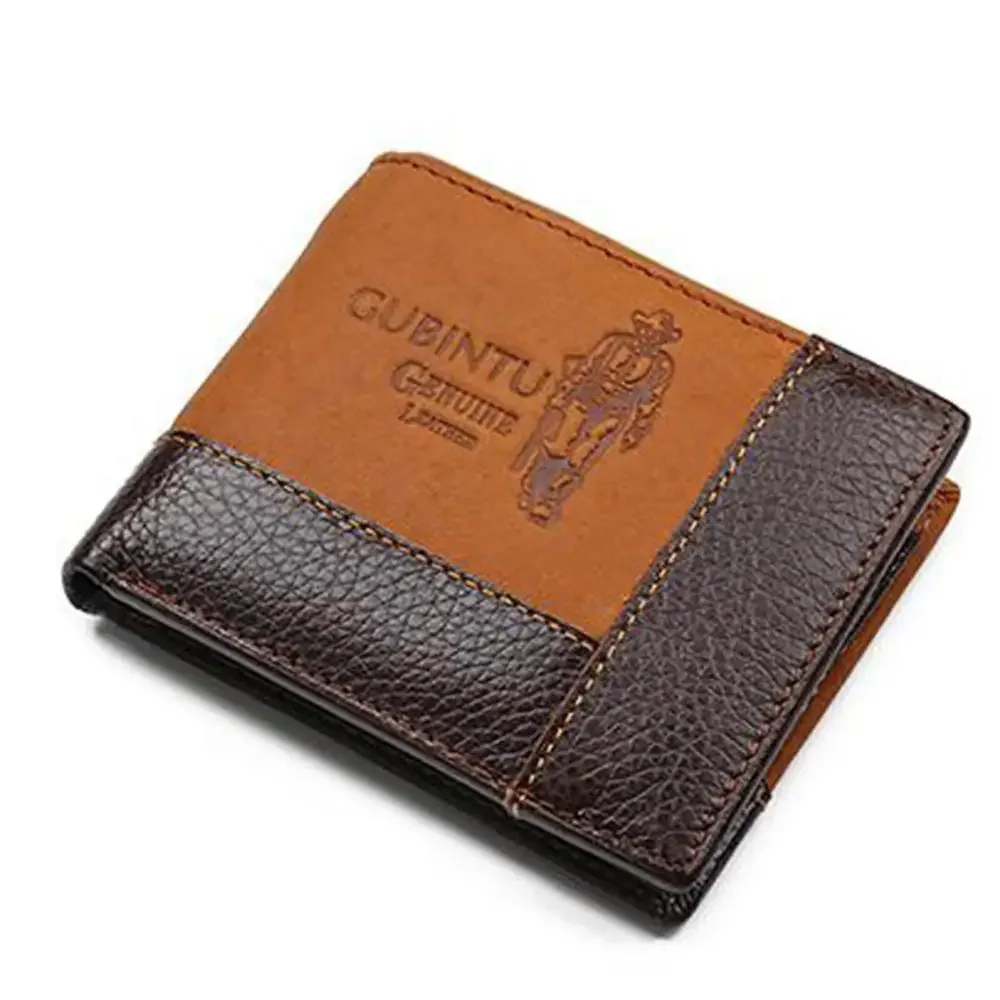 

Genuine Leather Men Short Wallets Coin Pocket Zipper Real Men's Leather Wallet with Coin High Quality Male Purse Eagle Cartera