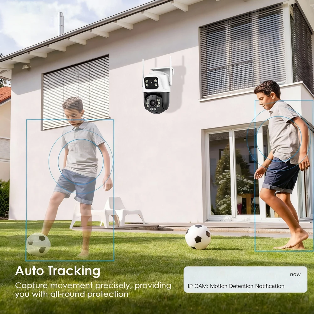Audio Record Dual Lens WIFI PT - đánh giá và giá Home Security Camera System