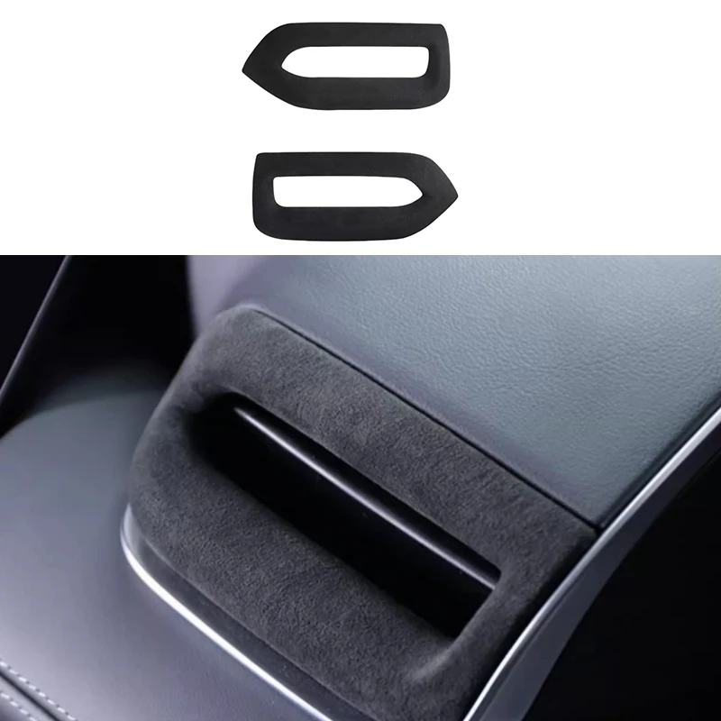 

Car Dashboard Air Outlet Decorative Frame Fit for Xpeng G9 Front Air Outlet Suede Decorative Frame Car Interior Accessories