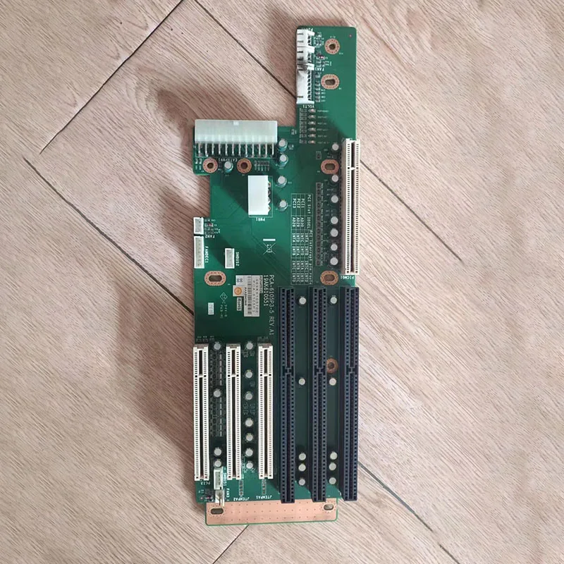 PCA-6105P3-5 REV.A1 19AK610551 5 Slot Industrial Backplane 1ISA 2PCI 1PICMG 1PCI/ISA PCA-6105P3