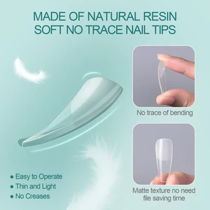 Nagelpop-Soft-Gel für Nägel, Acrylmaterial, durchschnittlicher Mandel, Sarg, künstliche Kapsel, Accessoires und Werkzeuge, 120 Pces per Box 12 Hauptverkaufsnagel Acrigel - №1
