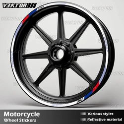 For Honda XL750 Transalp XL 750 Reflective Motorcycle Wheel Sticker Rim Decal Hub Stripe Tape Accessories