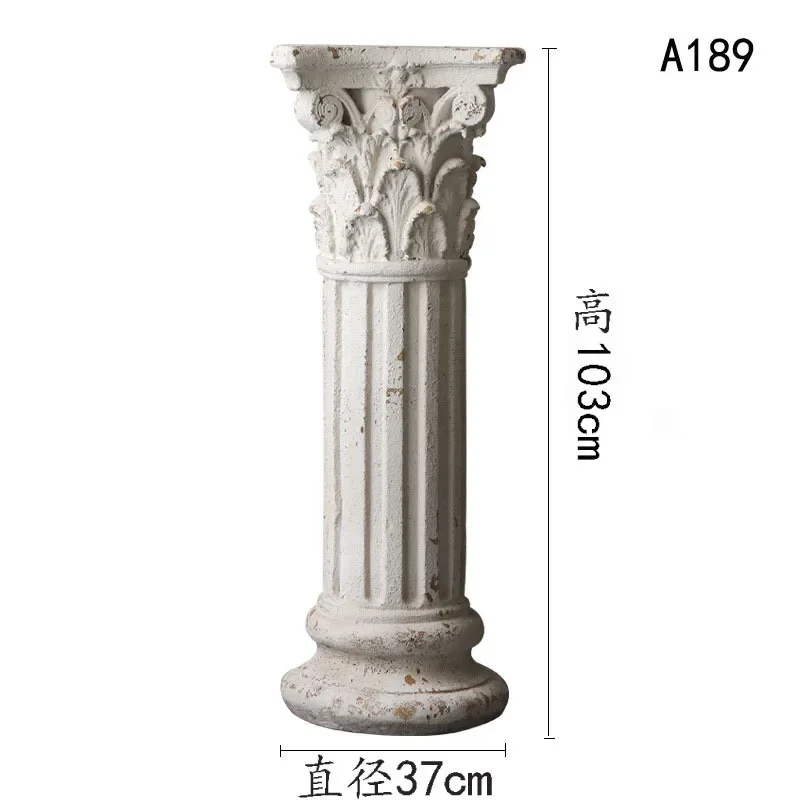 American retro old wedding props, Roman column homestay living room garden balcony ornament