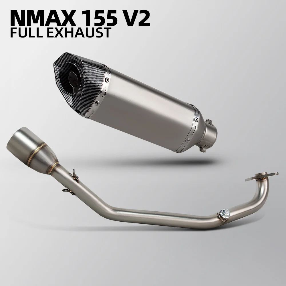 

Motorcycle escape muffler For Yamaha NMAX 125/155 2021-2024 Tricity 125/155 2023-2025 Motobike Exhaust System moto header pipe