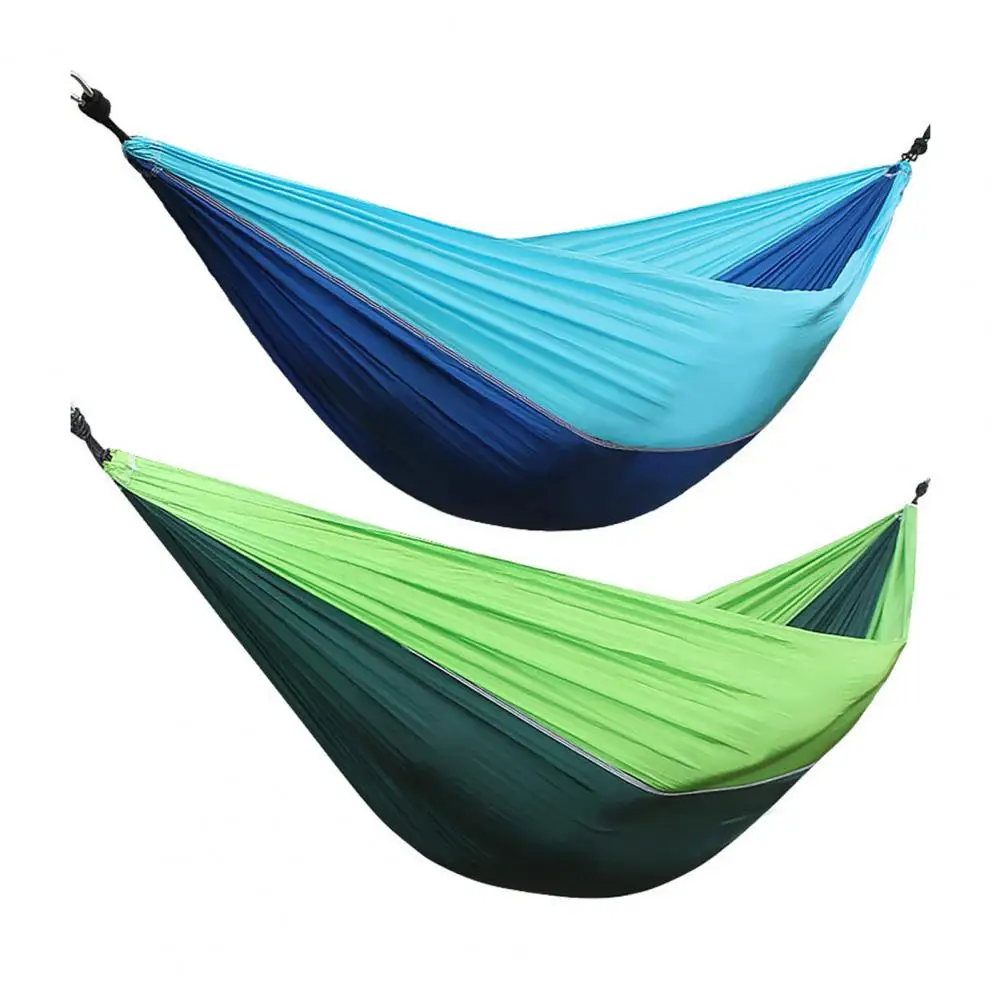 1 Set Ultralight Travel Hammock with Hanging Ropes Carabiners Stable Strong-Load Bearing Hanging Bed Hammock Camping Supplies