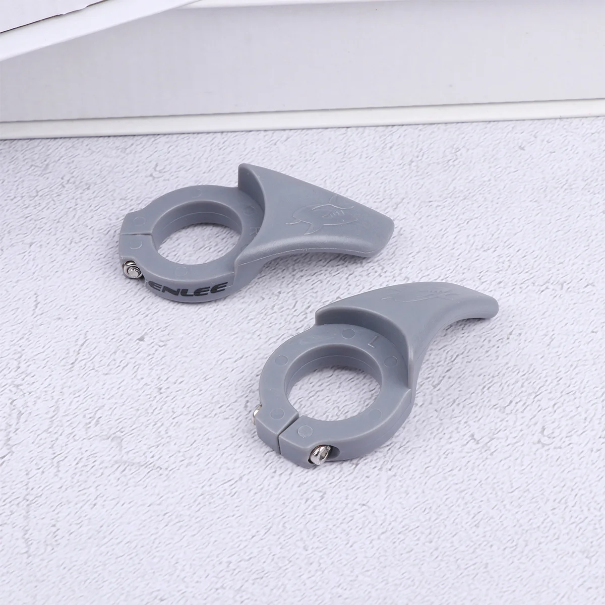 1Pair Horn Bike Handlebar Ergonomic Design Reduces Wrist Fatigue Durable Lightweight Accessory for Mountain Road Bikes Yellow