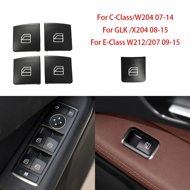 

Car Master Window Switch Repair Button Cover Door Glass Control Switch Key Cap For C-Class W204 GLK X204 E-Class W212 W207