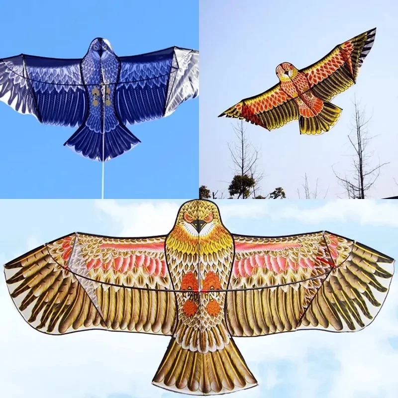 free shipping 10pcs/lot eagle kite flying string line for children kite factory bird ripstop nylon outdoor games for children