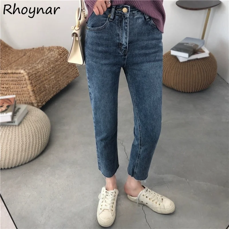 

Jeans Women Fashion Casual Newest High Waist All-match Popular Daily Vintage Teens Streetwear Denim Classic Chic Cozy Elegant