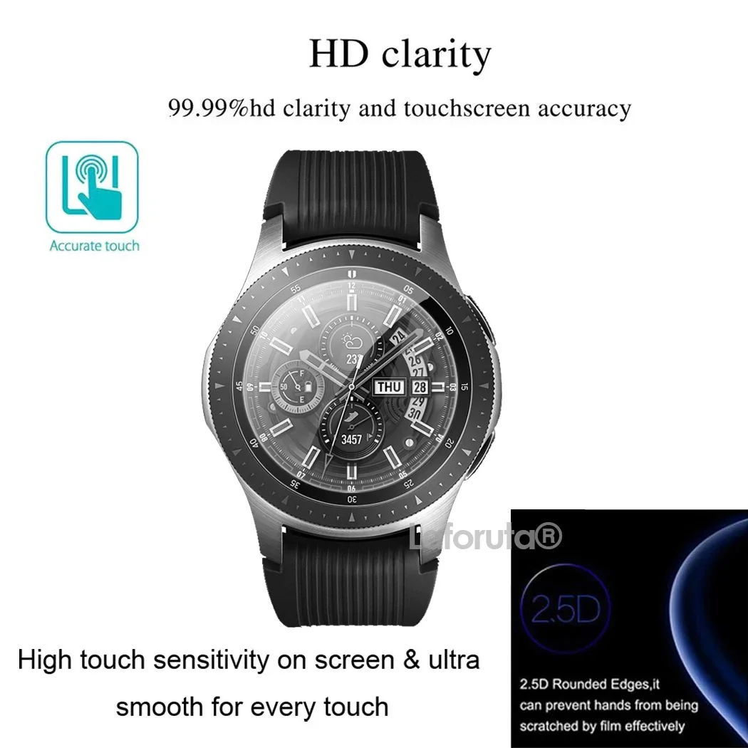 Screen Protector For Galaxy Watch 2 Tempered Glass 2 42mm 46mm 3 41mm 45mm Classic Tempered Glass Protective Film for Samsung