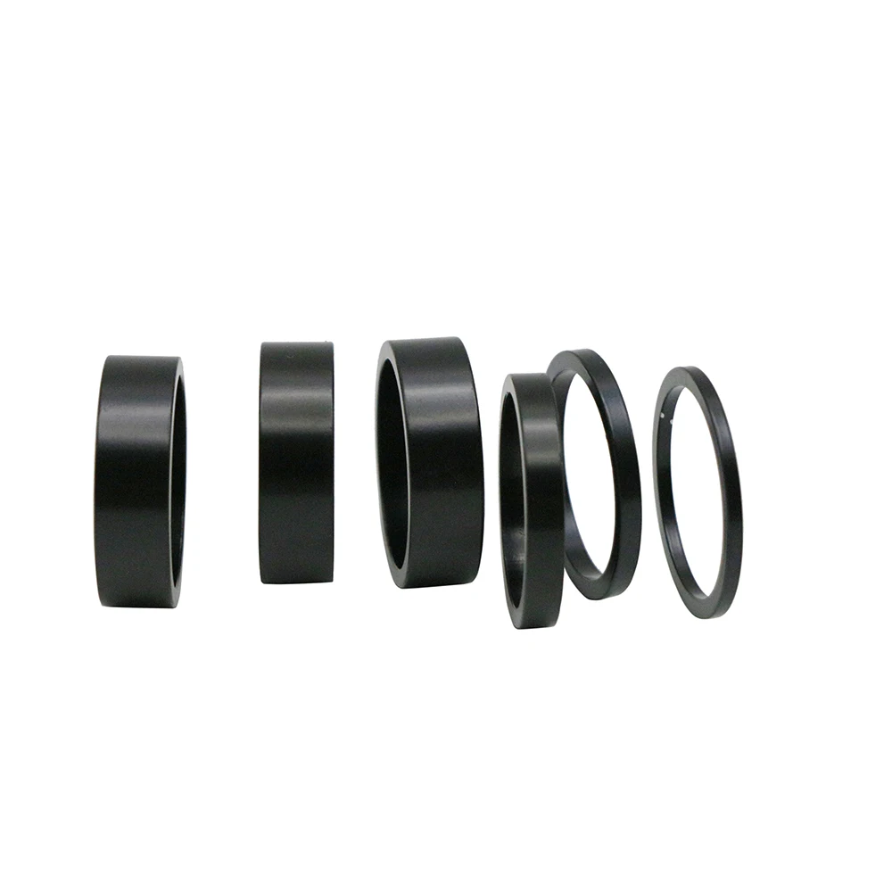 6Pcs/Set 10mm MTB Road Bike Stem Headset Spacers Aluminum Alloy Bicycle Fork Washer Riser Front Fork Handlebar Gasket Ring view 3