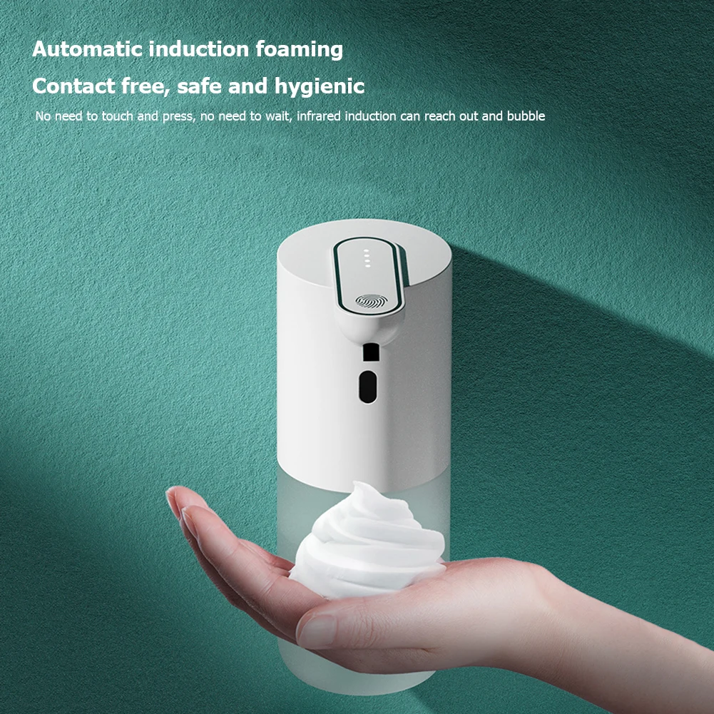 Touchless Automatic Sensor Soap Dispenser USB Rechargeable Smart Infrared Sensor Liquid Foam Soap Dispenser Pump Hand Sanitizer