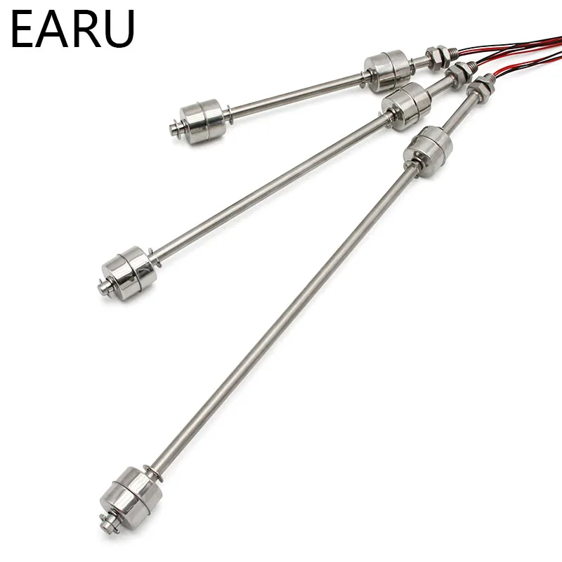 Stainless Steel Float Switch Tank Liquid Water Level Sensor Double Ball Float Switch Tank Pool Flow Sensors 10W 50W Control Pump