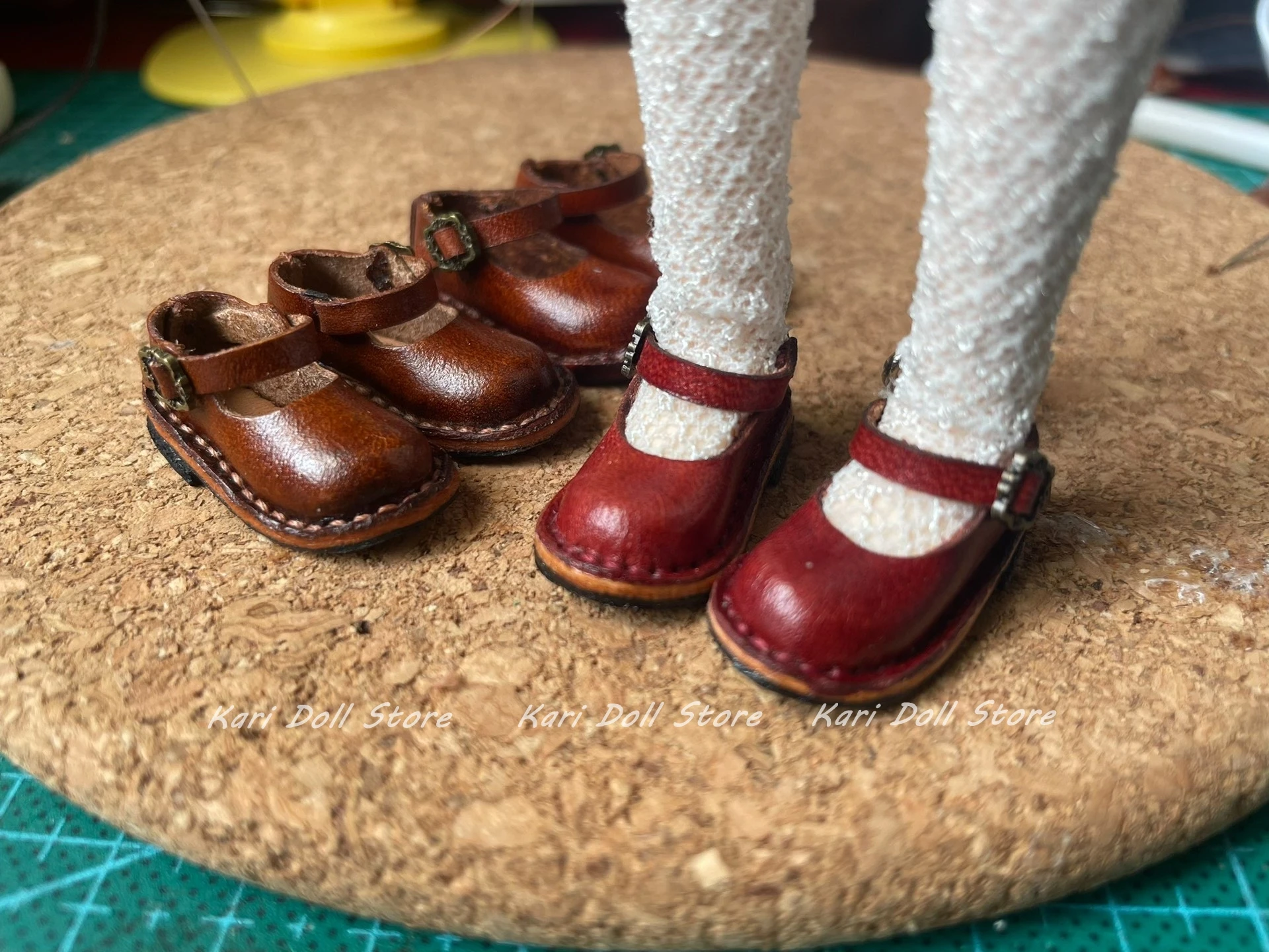2026-kari-doll-shoes-genuine-leather-cowhide-vegetable-tanned-leather-shoes-for-landazz-landoudou-blythe-ob24-ob22-doll