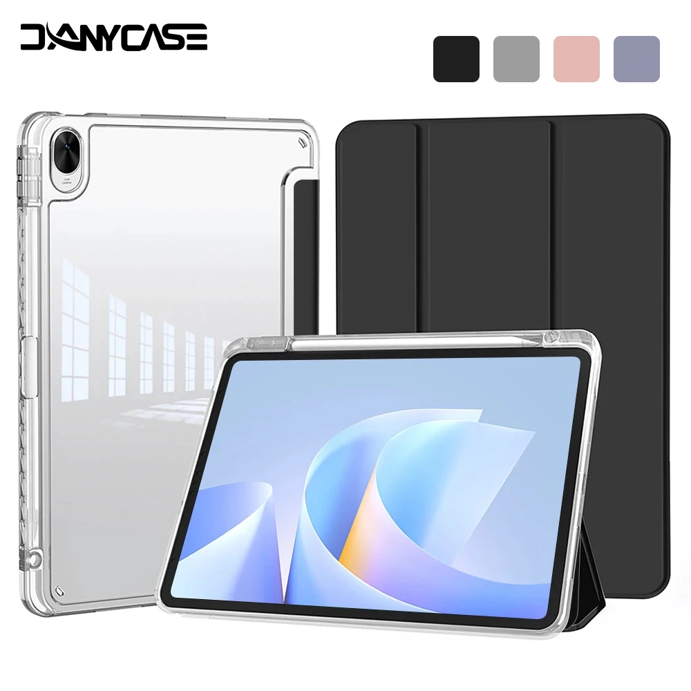 

Case for Huawei Matepad 11.5S Mate Pad 11.5“ Funda Magnetic Shockproof Cover Clear Tablet Cover with Pencil Case