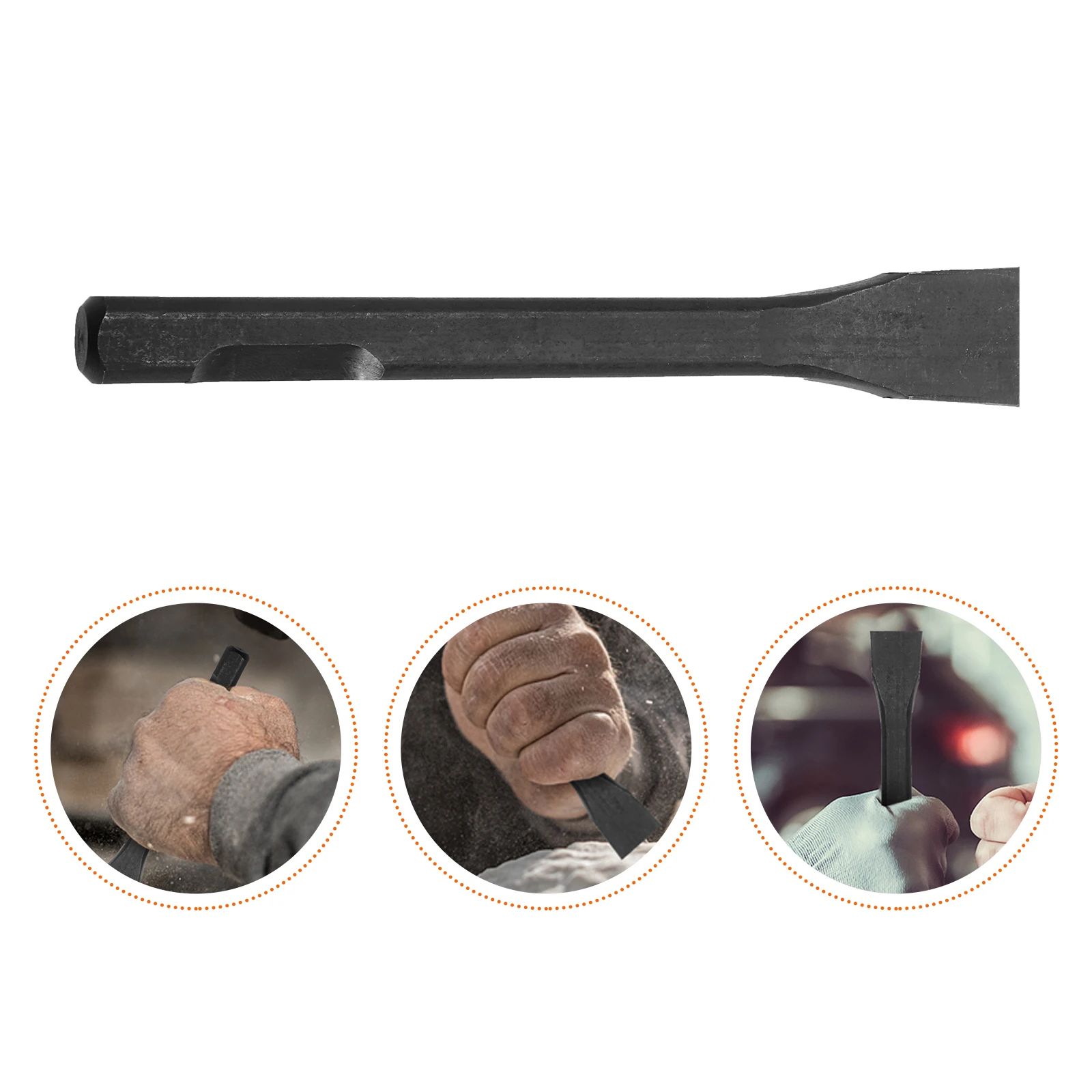 

Chisel Hammer Bits Pneumatic Impact Drill Tool Steel Air Chisel For Brick Walls Cement Mixed Buildings