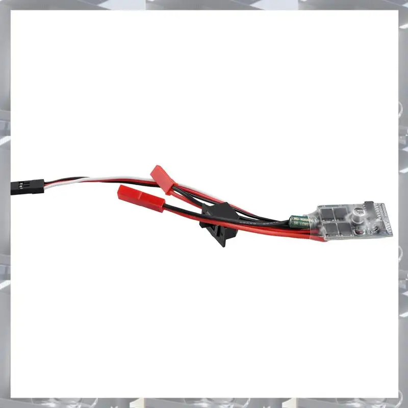 A84F-RC 자동차 35A ESC 정방향 역방향 브러시 브레이크 양방향 ESC 모터 속도 컨트롤러 1/16 1/18 1/24 자동차 보트 탱크