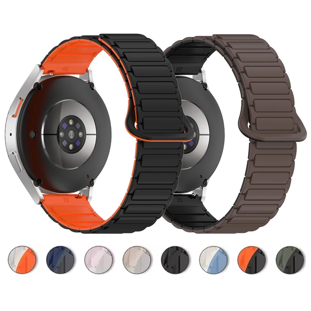 Para Fossil gen 6 5 5e 44mm pulsera 22mm correa de silicona con bucle magnético para Fossil GEN 5 LTE 45mm Gen 5 Carlyle HR pulsera deportiva