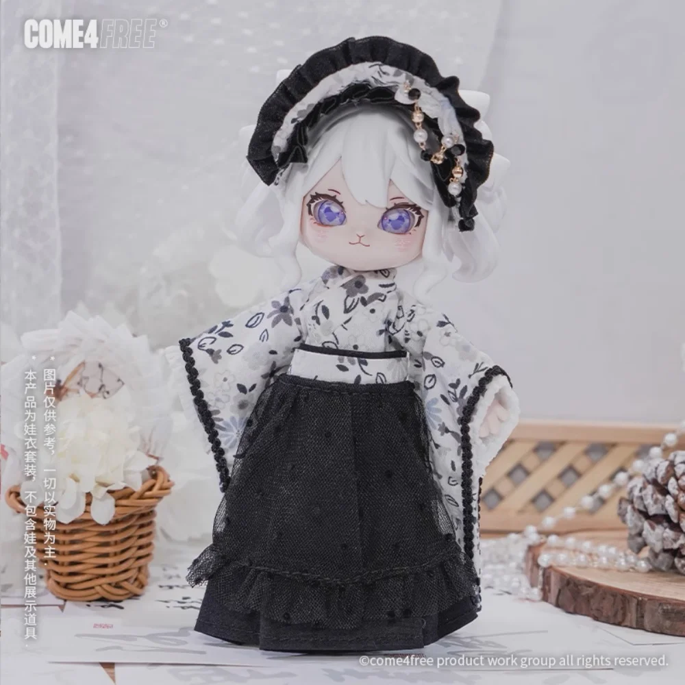 

In Stock COME4FREE 1/12 BJD Body Dessert Series Cute Rice Dumpling Girl Dress Set Fit OB11 GSC UFDOLL Figure Clothing Ornaments