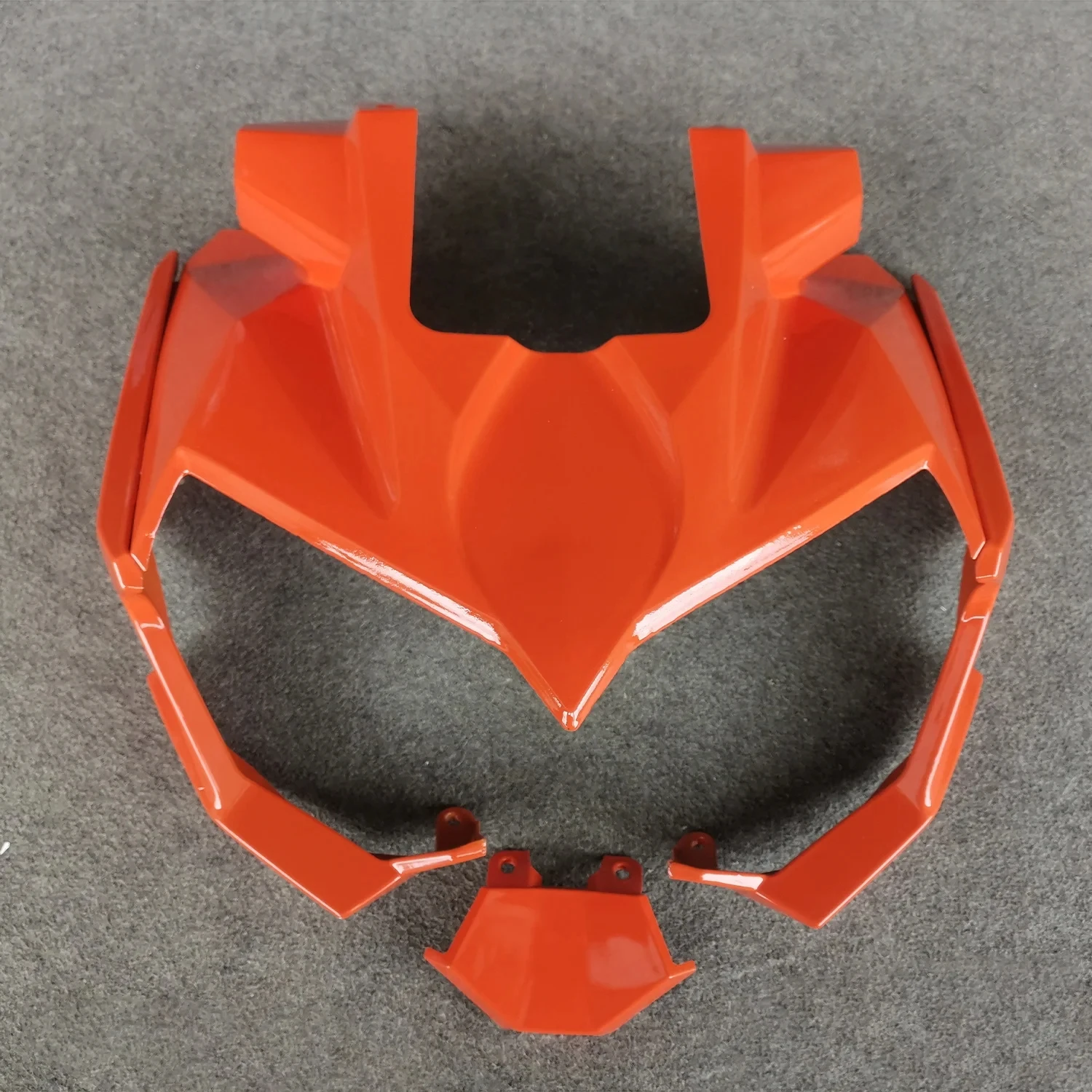 

Fit For Kawasaki Z400 2018 - 2023 Orange Motorcycle Front Upper Fairing Cowl Nose