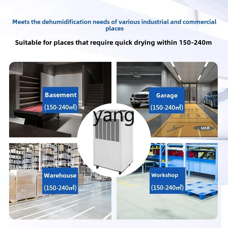 lmm Industrial Dehumidifier High Power Household Basement Dehumidifier Warehouse Moisture-proof and Moisture Absorption
